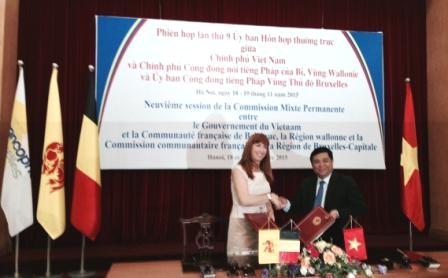 - Vietnam-Région Wallonie-Bruxelles renforcement de la coopération en divers domaines